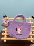 Kuromi Tote and Keychain Combo