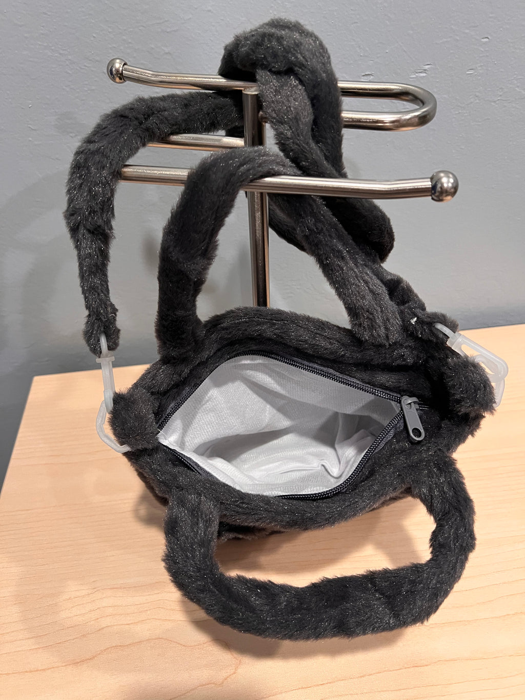 Kuromi Plush Bag and Mini Pouch Combo